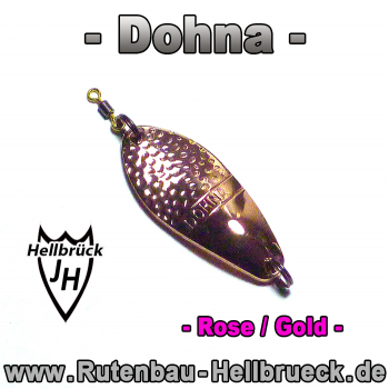 D.O.H.N.A. Spoon - Rose-Gold - 1,5 - 2,0 - 3,0 Gr. - Sondermodell - incl. Haken - Nadelscharf !!!